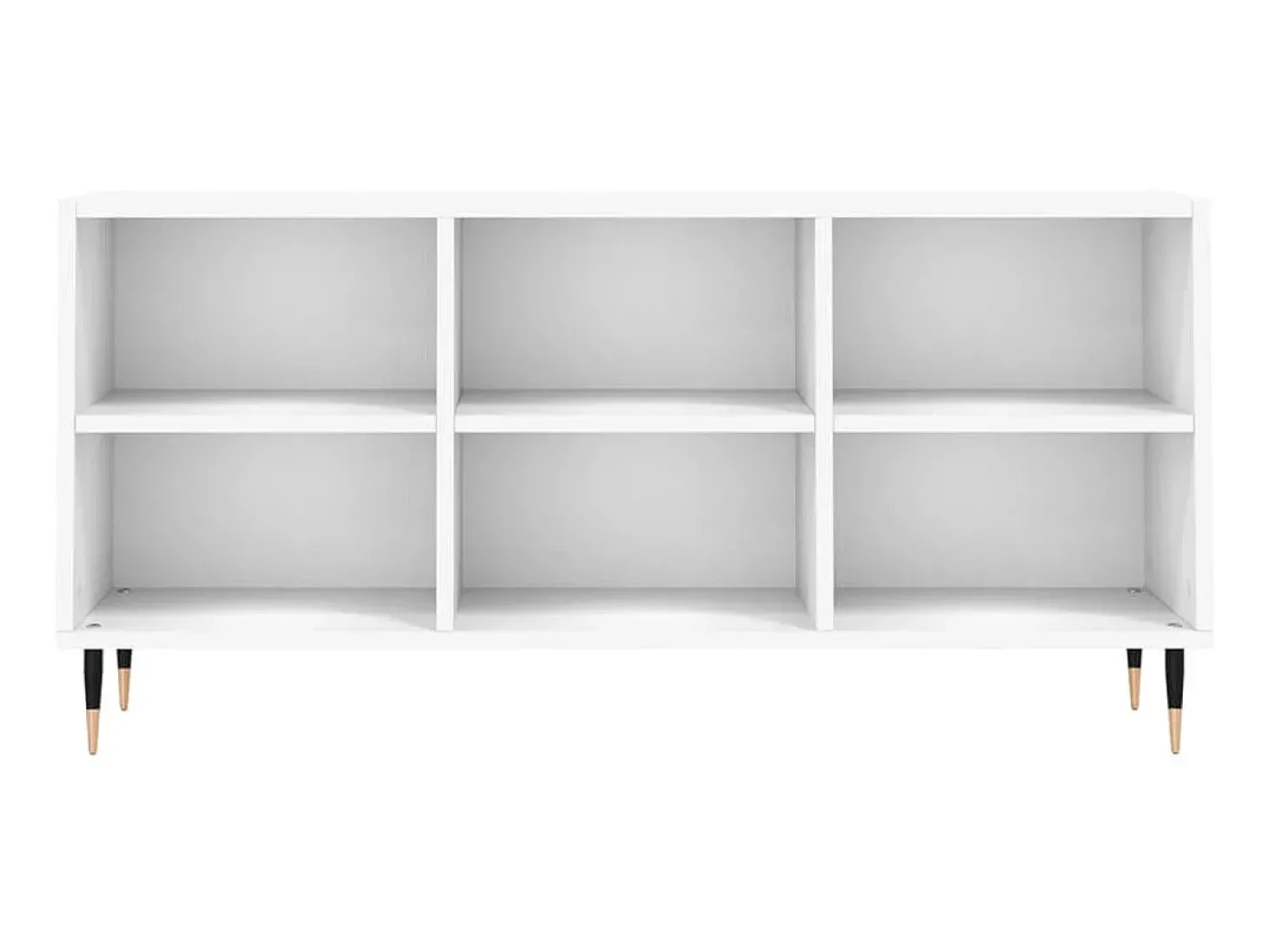 Armário de TV 103,5x30x50 cm derivados de madeira branco PT247786
