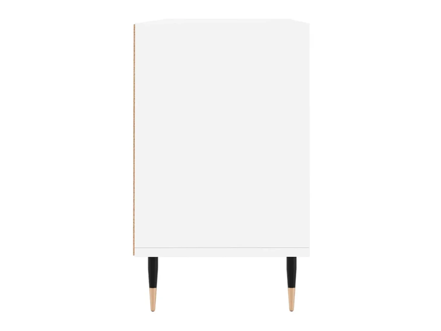 Armário de TV 103,5x30x50 cm derivados de madeira branco PT247786