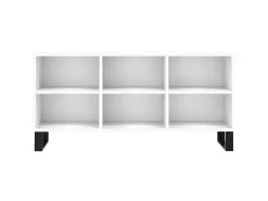 Armário de TV 103,5x30x50 cm derivados de madeira branco PT661395