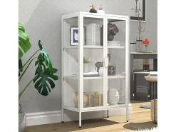 Armário em pé Floka Branco A. 110 x L. 60 x P. 35 cm