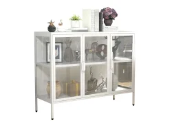 Armário em pé Floka Branco A. 80 x L. 110 x P. 35 cm