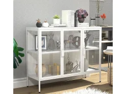 Armário em pé Floka Branco A. 80 x L. 110 x P. 35 cm