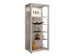 Armário em pé Glasol Prata A. 115 x L. 52 x P. 35 cm