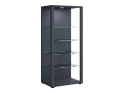 Armário em pé Glasol Preto A. 115 x L. 52 x P. 35 cm