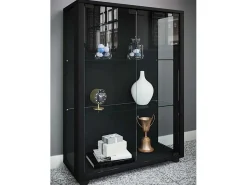 Armário em pé Sintalo Preto A. 80 x L. 60 x P. 25 cm