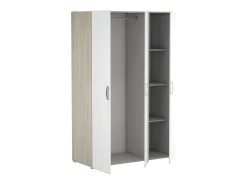 Armário grande Dmatild, Móveis de quarto, Armário, Armário de roupa, 119x51 h185 cm, Carvalho e branco mate