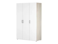 Armário grande Dmatild, Móveis de quarto, Armário, Armário de roupa, 119x51 h185 cm, Carvalho e branco mate