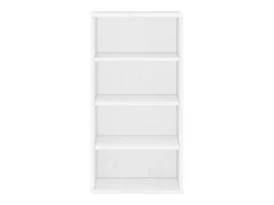 Armário lateral ODDA branco 40x24x79 cm pinho de madeira maciça