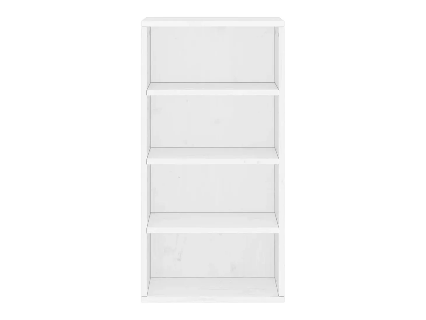Armário lateral ODDA branco 40x24x79 cm pinho de madeira maciça