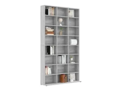 Armário p/ CD 102x23x177,5 cm derivados madeira cinzento sonoma