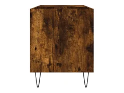 Armário p/ discos 85x38x48 cm deriv. madeira carvalho fumado