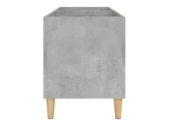 Armário p/ discos 74,5x38x48 cm derivados madeira cinza-cimento