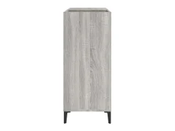 Armário p/ discos 84,5x38x89 cm derivados madeira cinza sonoma