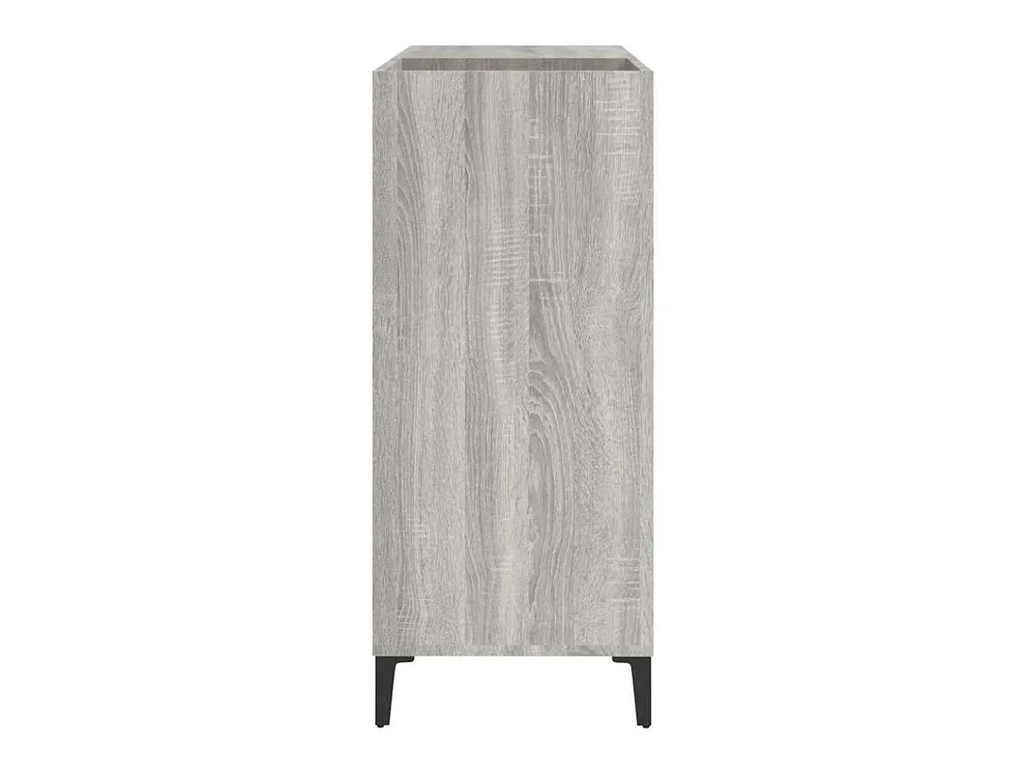 Armário p/ discos 84,5x38x89 cm derivados madeira cinza sonoma