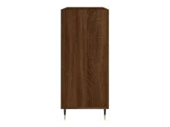 Armário p/ discos 84,5x38x89cm deriv. madeira carvalho castanho