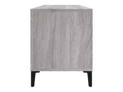 Armário p/ discos 100x38x48cm derivados madeira cinzento sonoma