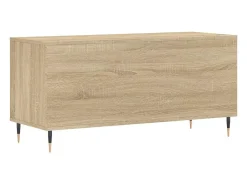 Armário p/ discos 100x38x48cm derivados madeira carvalho sonoma