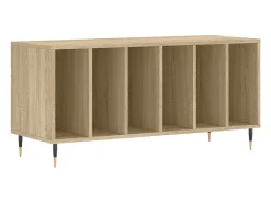 Armário p/ discos 100x38x48cm derivados madeira carvalho sonoma