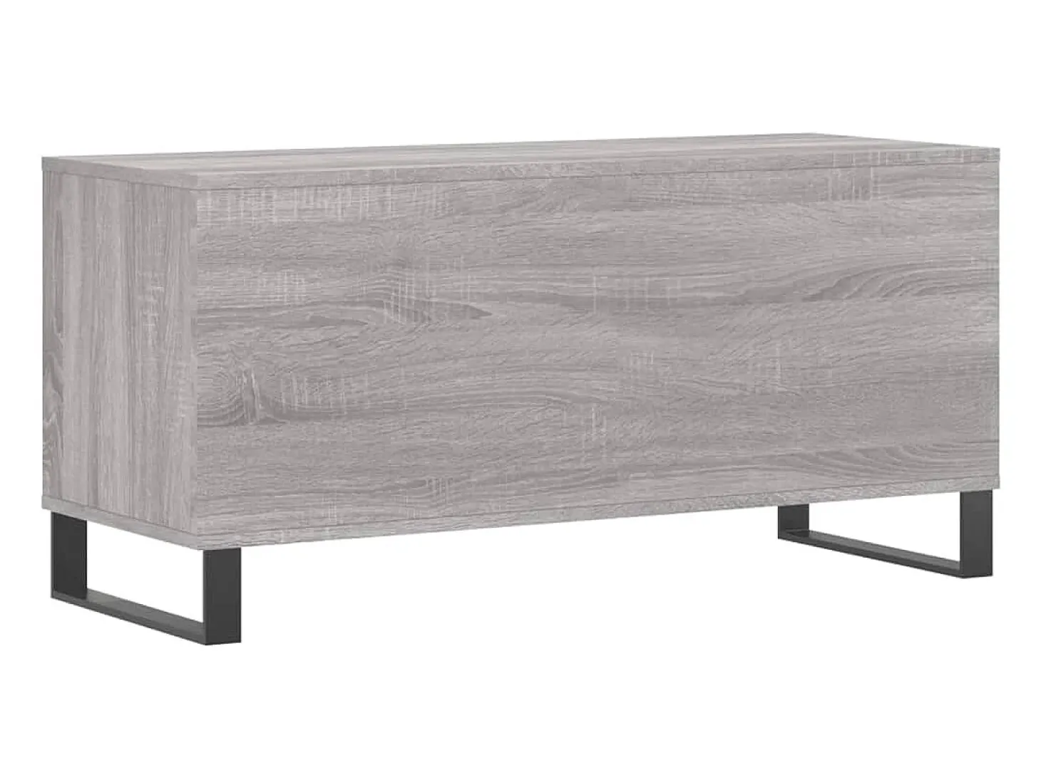 Armário p/ discos 100x38x48cm derivados madeira cinzento sonoma