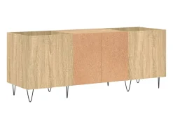 Armário p/ discos 121x38x48cm derivados madeira carvalho sonoma
