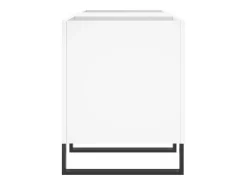 Armário para discos 121x38x48 cm derivados de madeira branco