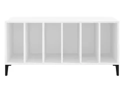 Armário para discos 100x38x48 cm derivados de madeira branco