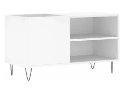 Armário para discos 85x38x48 cm derivados de madeira branco