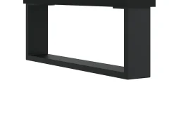 Armário para discos 100x38x48 cm derivados de madeira preto