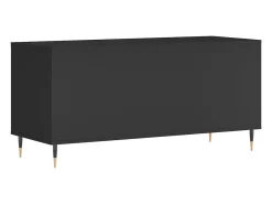 Armário para discos 100x38x48 cm derivados de madeira preto