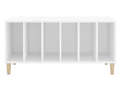 Armário para discos 100x38x48 cm derivados de madeira branco