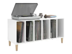 Armário para discos 100x38x48 cm derivados de madeira branco