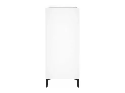 Armário para discos 84,5x38x89 cm derivados de madeira branco