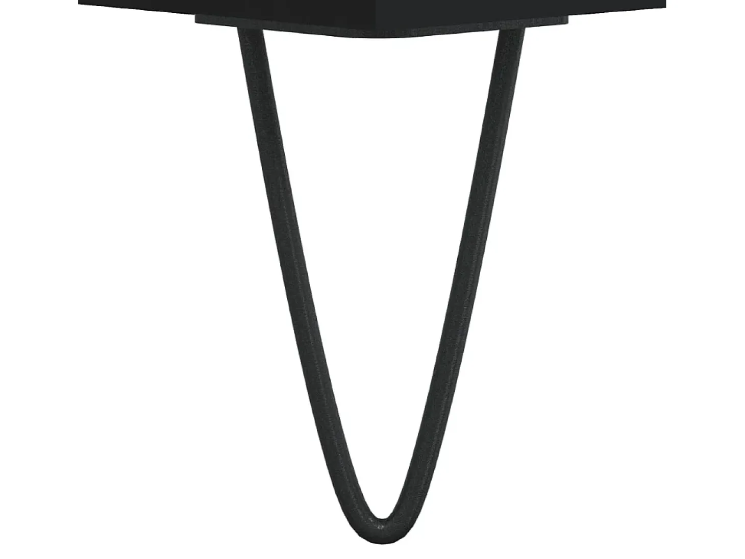 Armário para discos 100x38x48 cm derivados de madeira preto