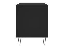 Armário para discos 100x38x48 cm derivados de madeira preto