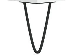 Armário para discos 74,5x38x48 cm derivados de madeira branco