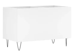 Armário para discos 74,5x38x48 cm derivados de madeira branco
