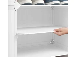 ARMÁRIO PARA SAPATOS ARMÁRIO MODULAR GUARDA-ROUPA BRANCO ESTANTE MODERNA