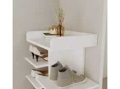 Armário para sapatos branco 45x30x114 stepy