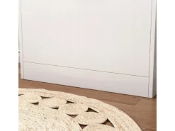Armário para sapatos branco guarda-roupa estante para sapatos cómoda loft moderna 60 cm
