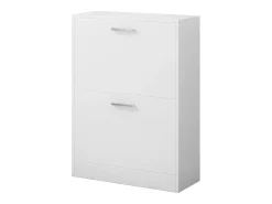 Armário para sapatos branco guarda-roupa estante para sapatos cómoda loft moderna 60 cm