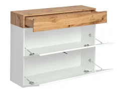 Armário para sapatos coleção TORTH com 2 portas e 1 gaveta.