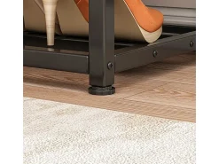 ARMÁRIO PARA SAPATOS COM ASSENTO GRANDE PRATELEIRA INDUSTRIAL LOFT MADEIRA RETRO 62 CM