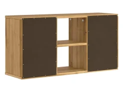 Armário para TV ODDA 79x24x40 cm Madeira maciça de pinho