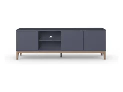 Armário para TV Owen | com 2 compartimentos em laminado branco