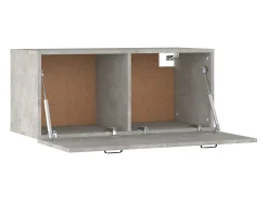 Armário parede 80x36,5x35 cm derivados madeira cinzento sonoma