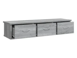 Armário parede 88x26x18,5 cm derivados madeira cinzento sonoma