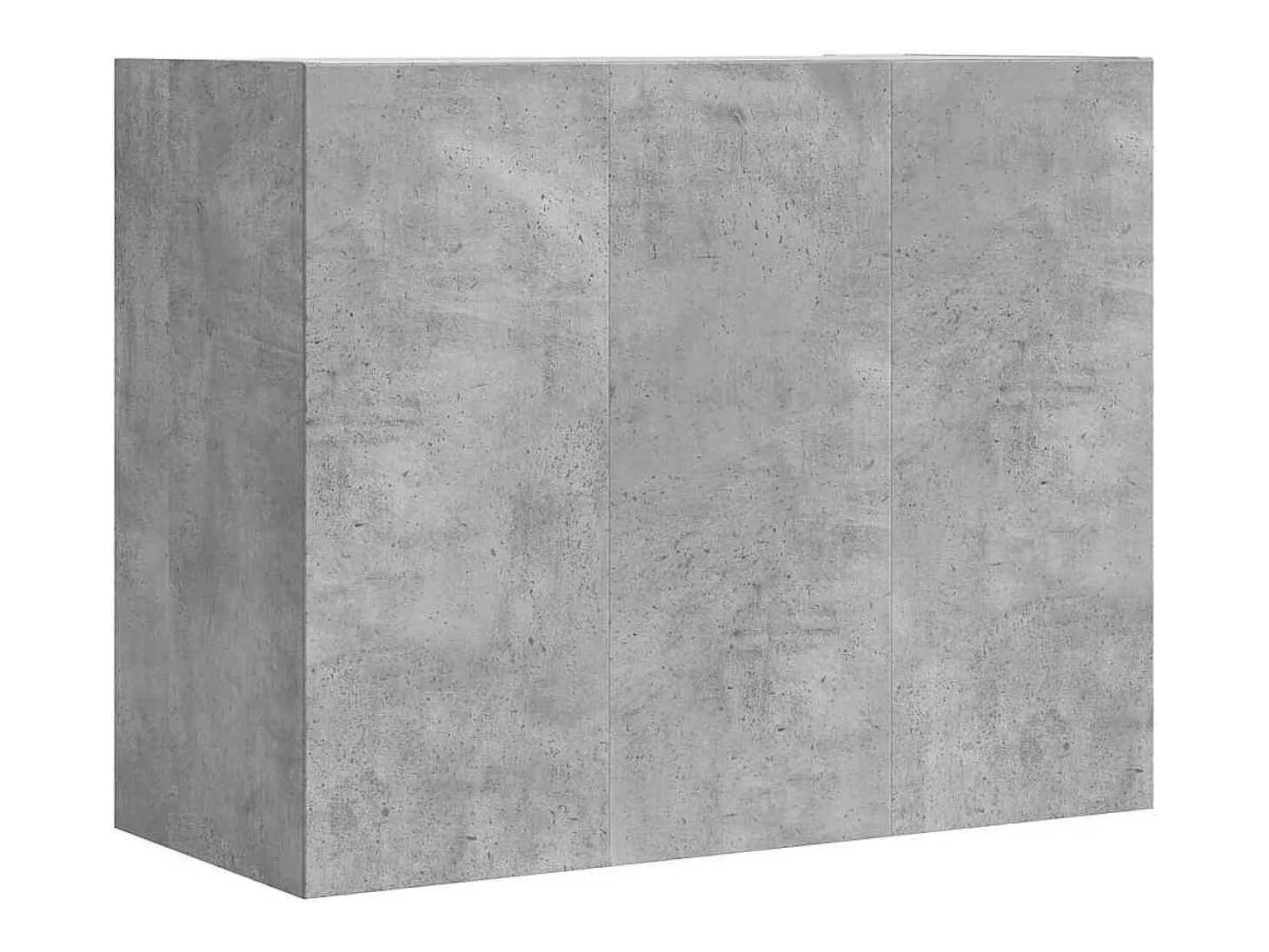 Armário parede 75x35x60 cm derivados madeira cinzento cimento