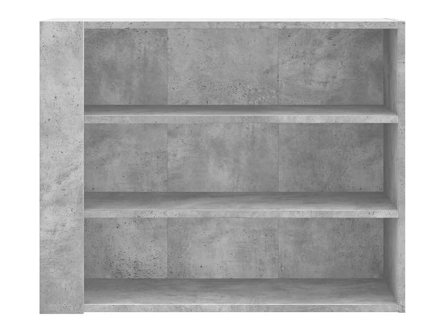 Armário parede 75x35x60 cm derivados madeira cinzento cimento