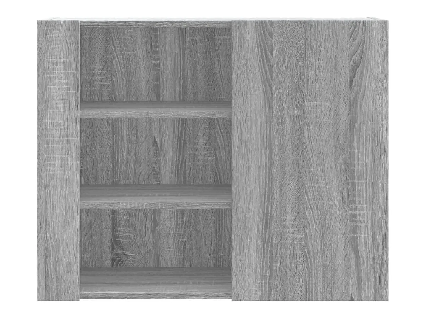 Armário parede 75x35x60 cm derivados de madeira cinzento sonoma