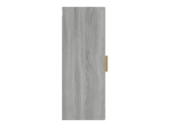 Armário parede 34,5x34x90 cm derivados madeira cinzento sonoma